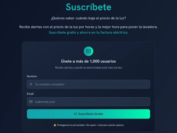 Servicio de alertas inteligentes de Luzzia